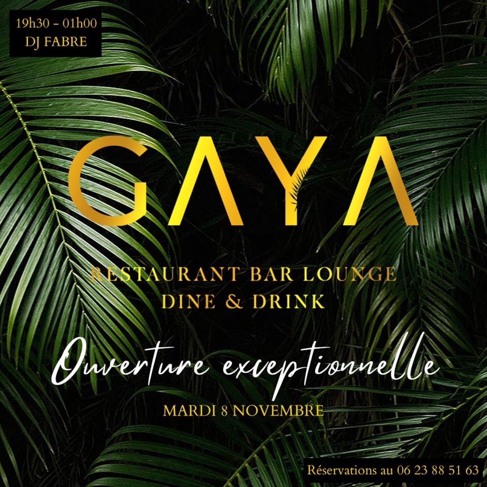 Ouverture exceptionnelle